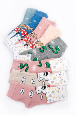 Шкарпетки для дівчинки махрові (зима)